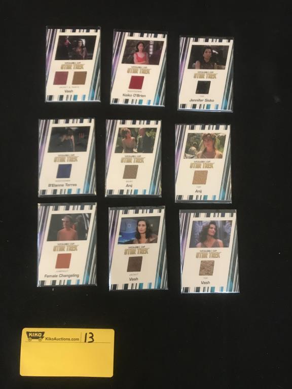 The Women Of Star Trek, 9 Costume Cards