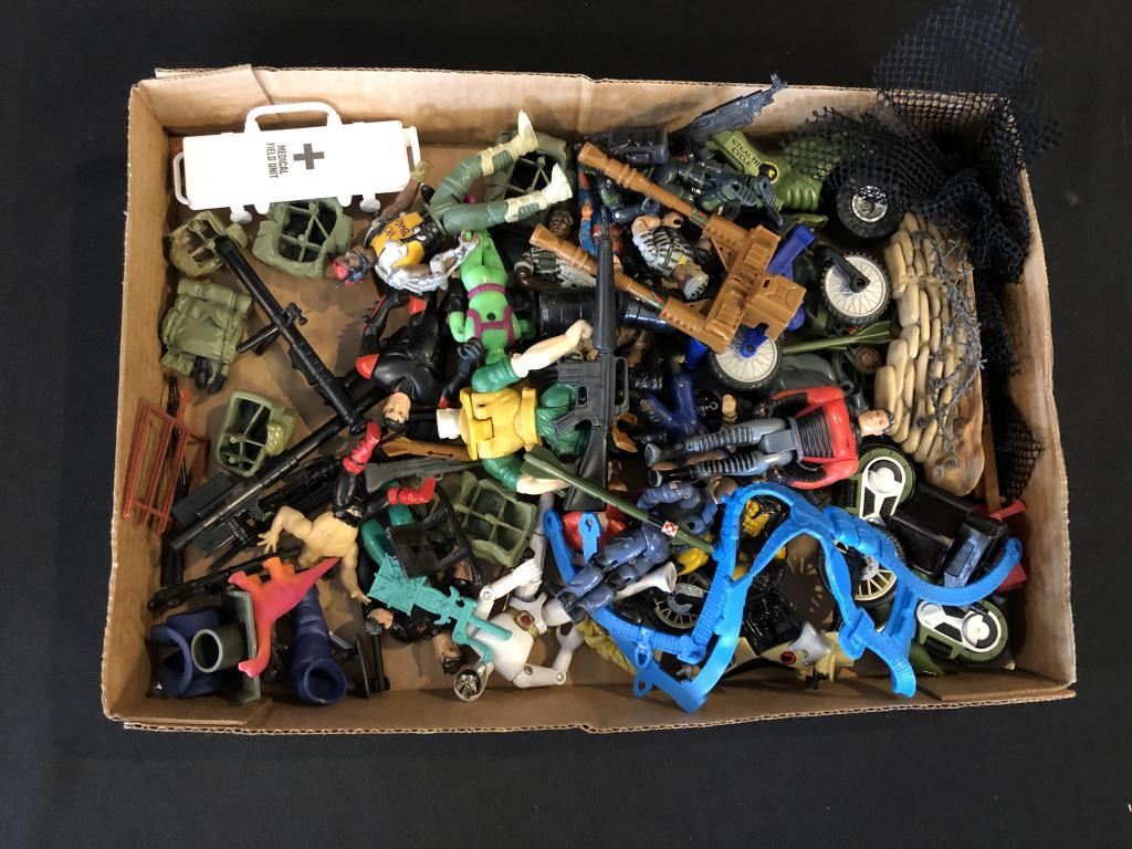 Assorted G.I. Joe Figures, Vehicles & Weapons