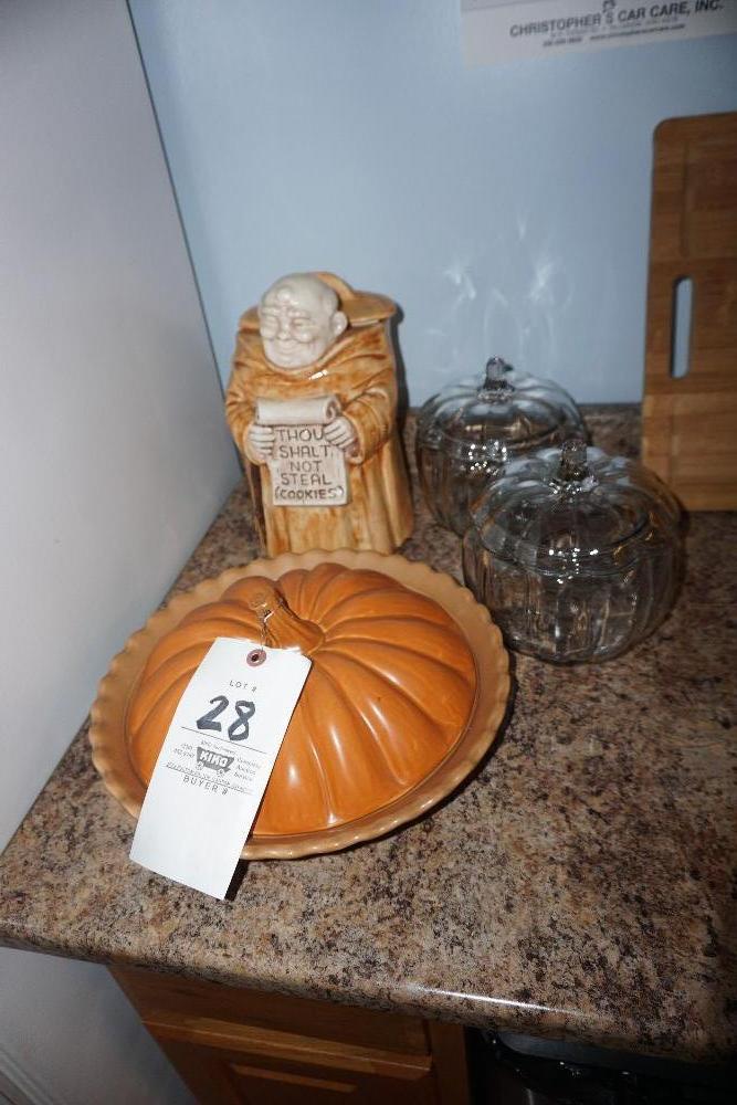 Pumpkin Pie Dish - Cookie Jar