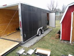 2012 Storm model Lightning car hauler trailer