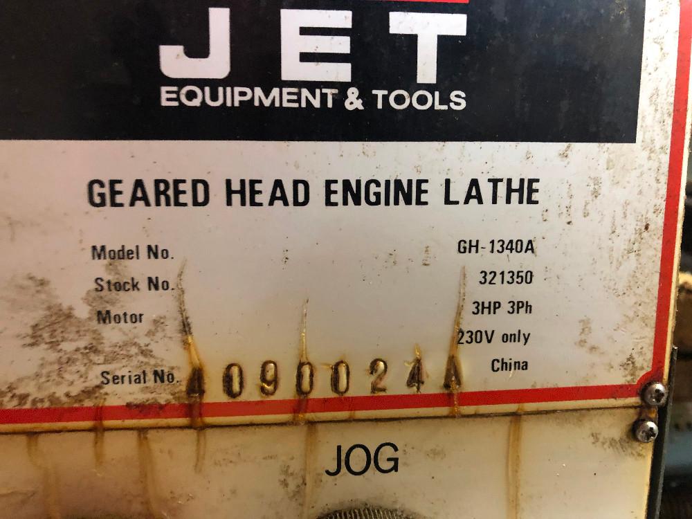 Jet Geared Head Enigine Lathe