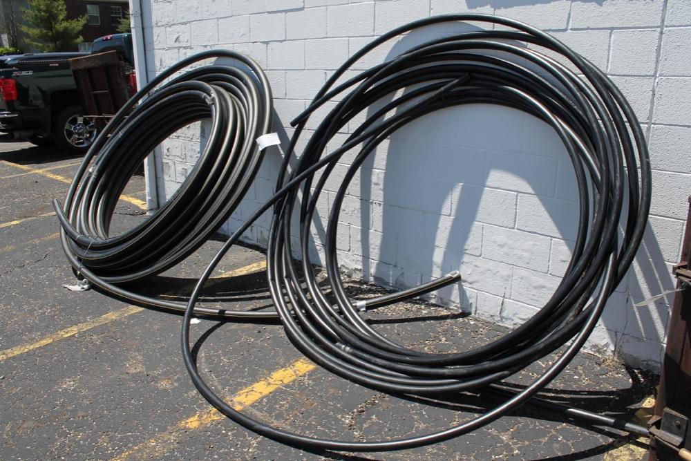 2 Partial Rolls Of Gas Line, 2" & 1.25"