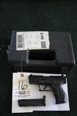 Walther P-22 Pistol, 22 Cal., 2 Magazines W/ Case, Serial #L057819