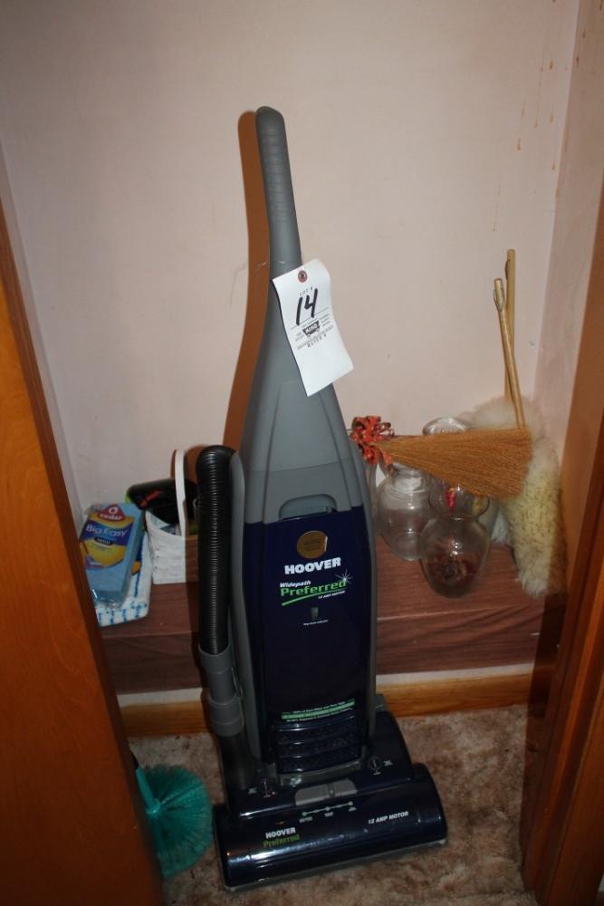 Hoover Wide Path Preferred Vacuum, Vases, Cleaning Supplies