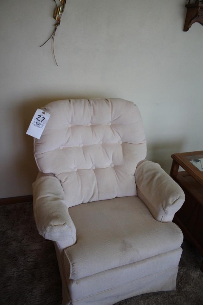 Upholstered Swivel Rocker