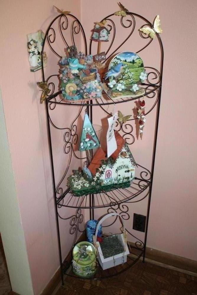 Wire Stand w/ Assorted Figurines, Snowglobe