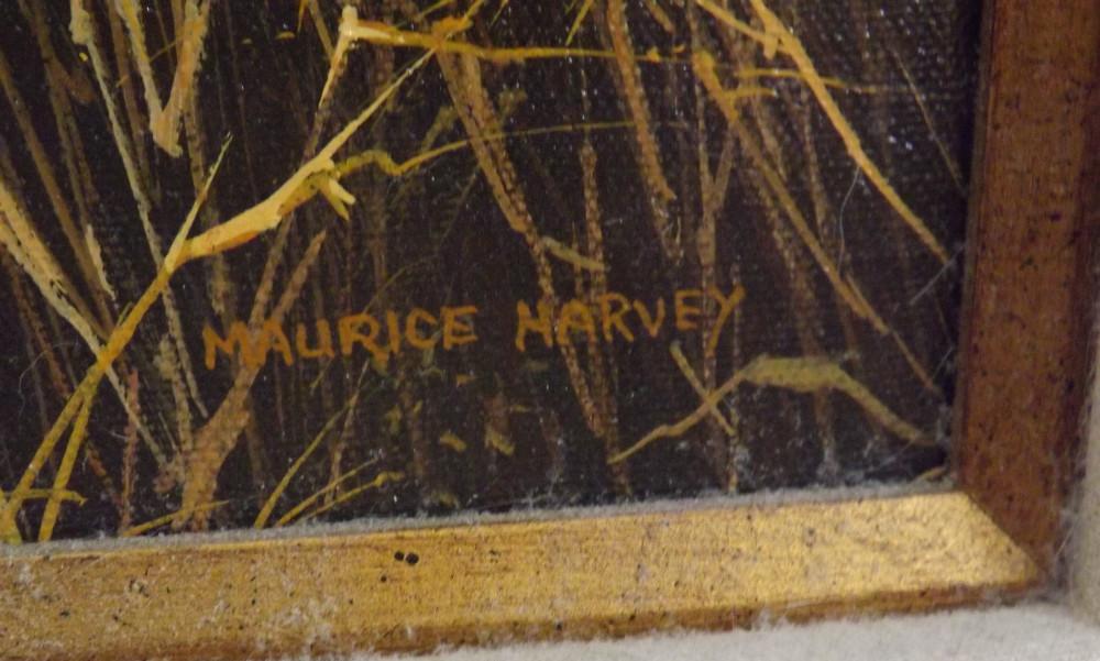 Maurice Harvey (born 1928) Oil/canvas, 24 X 18, Frame Size Is 31 X 25