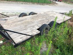 Homemade Car Hauler With Trailer Brakes, 18' x 90"W, 67"W Between Wheel Wells, *NEEDS JACK*