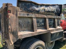 1991 GMC Dump Truck, 13-Ton CAT Diesel, 99,214 Mi., W/ Drop Axle