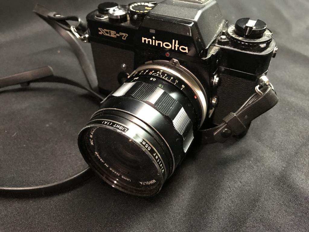 Minolta XE-7 Camera With Lens