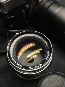 Minolta SR-T 101 Camera With Lens