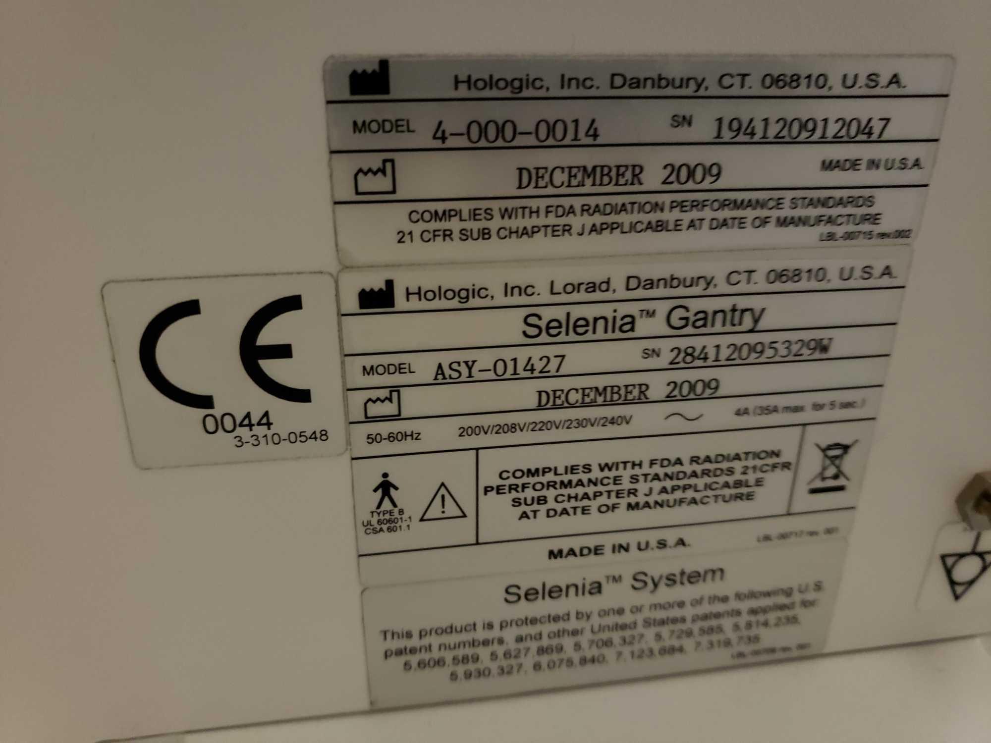 Hologic Selenia Digital Mammography X-Ray System