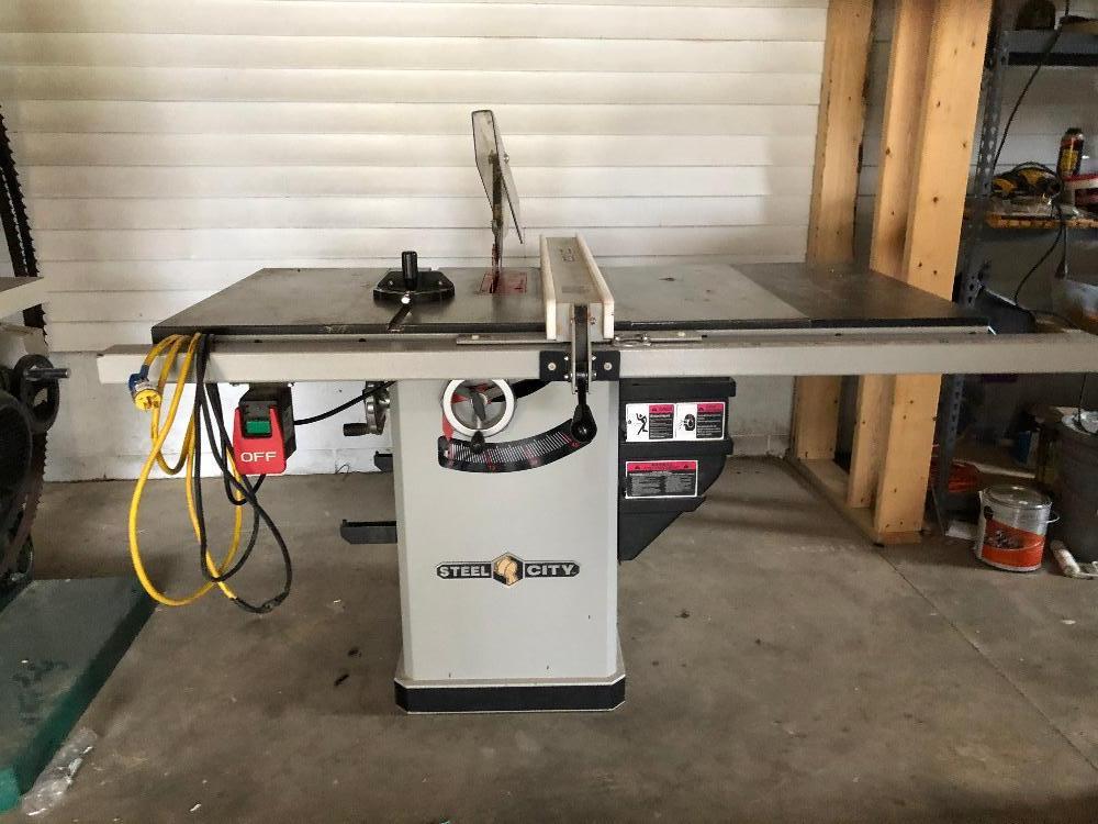 Steel City 10"  1.75HP Cabinet Table Saw