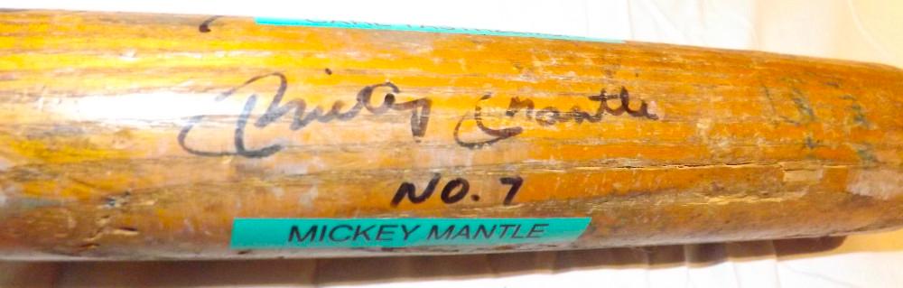 HALL OF FAMERS GROUP SIGNED H&B BAT, 28 3/4" LONG