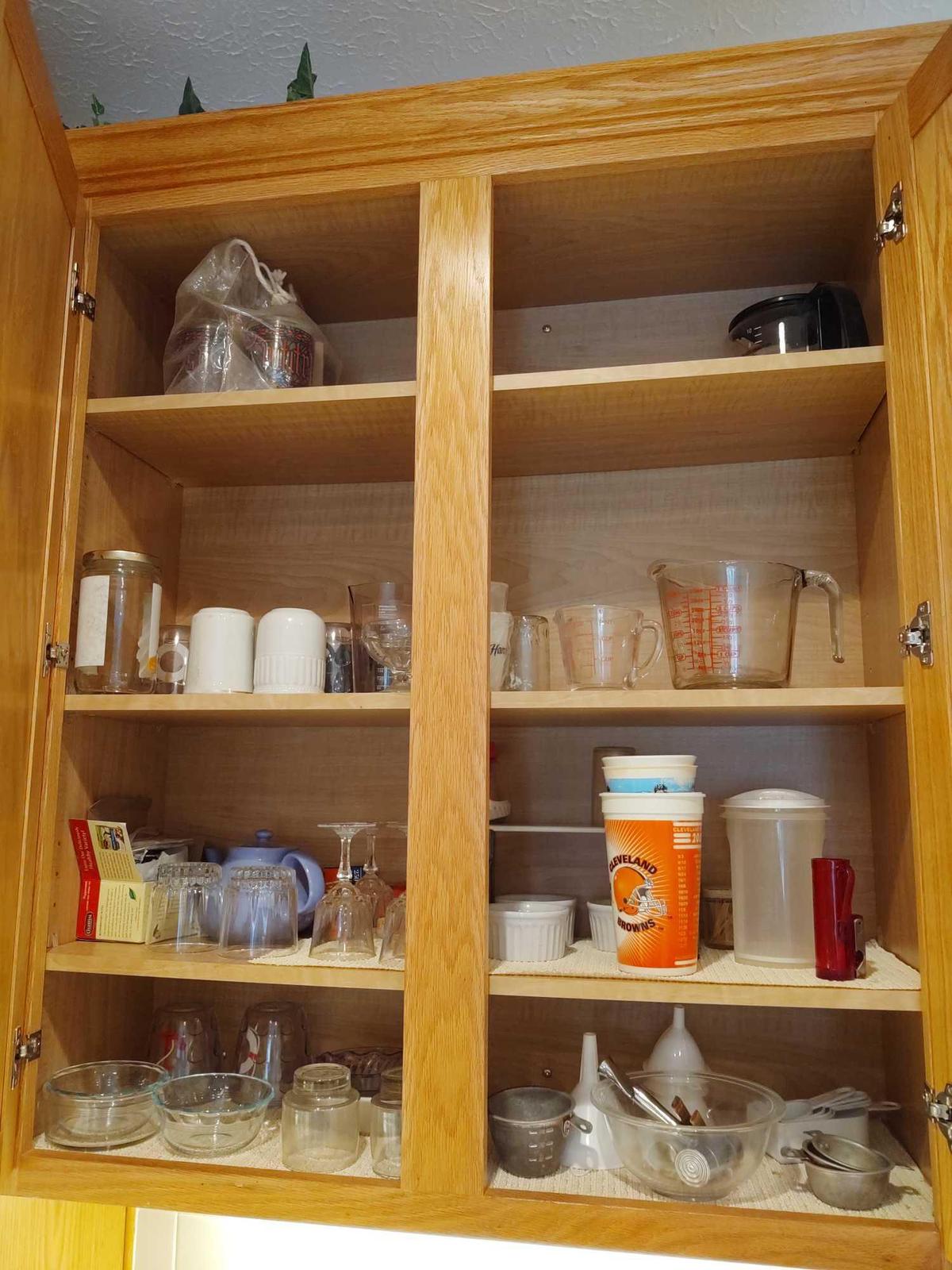 Assorted Glassware & Measuring Cups