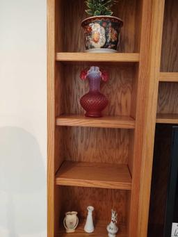 Assorted Oriental Vases, Hobnail Glass & Decor