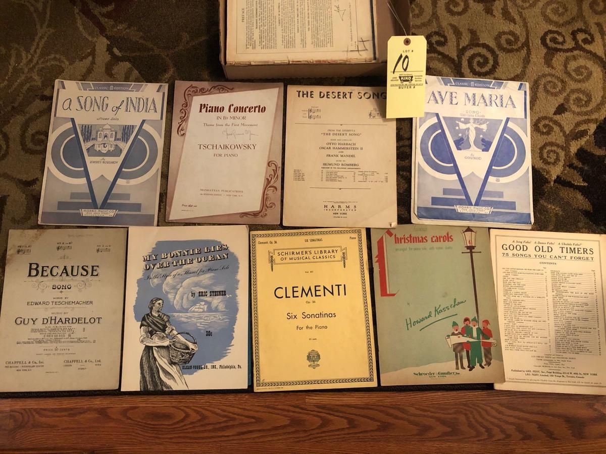 Sheet music 1930s & 1940s