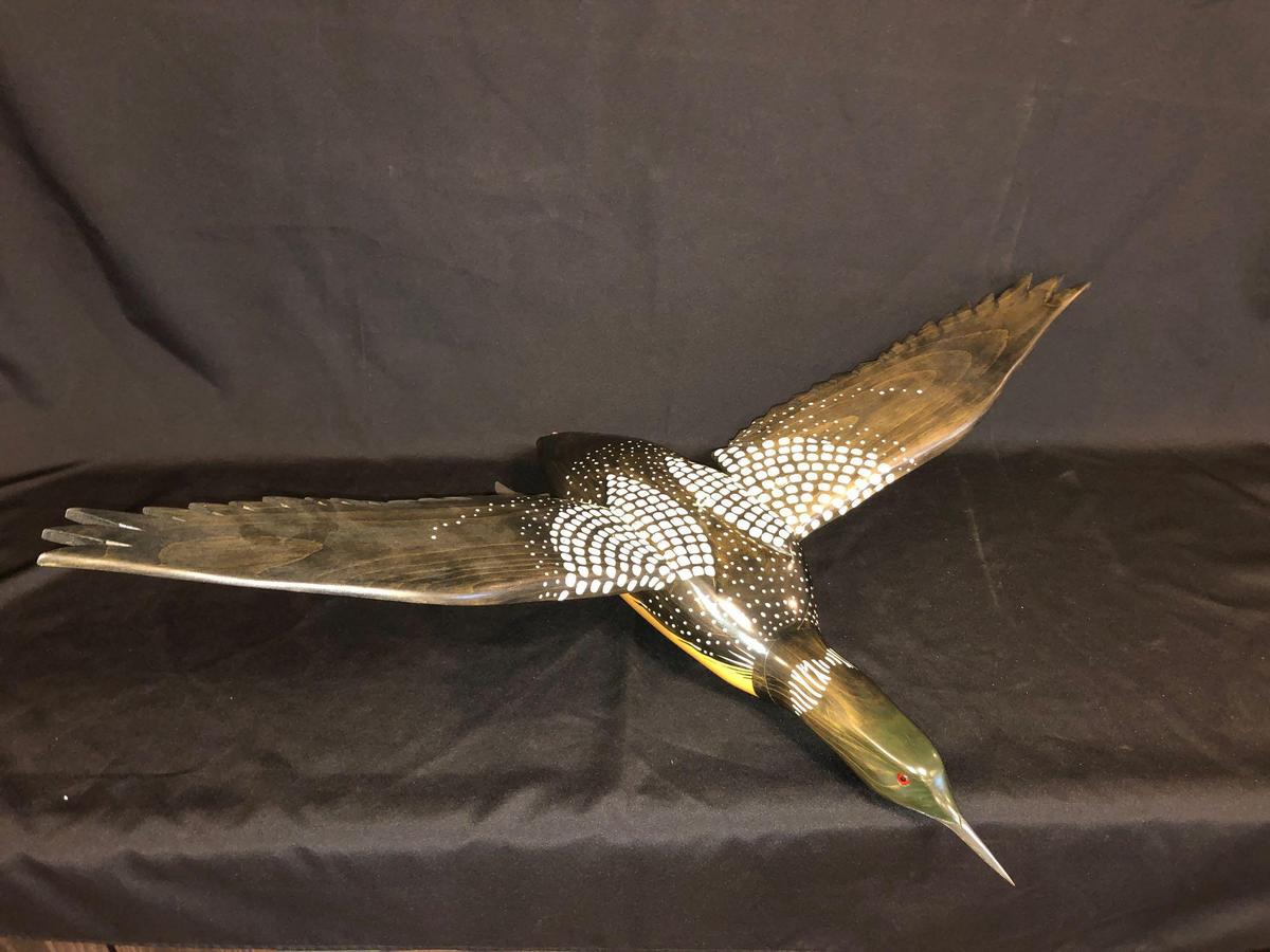 Flying loon decoy - 41 inch wingspan