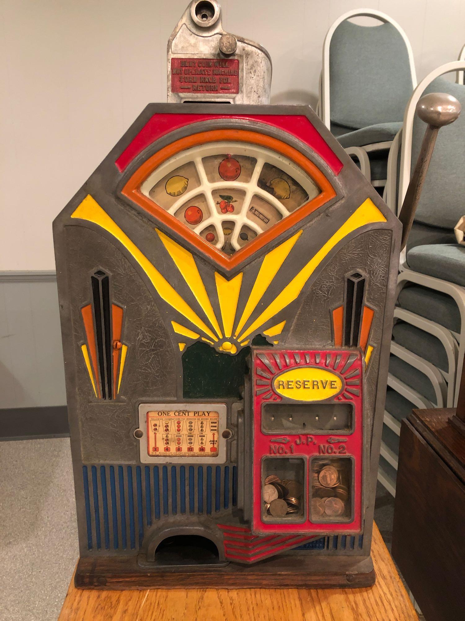 Jennings 1-cent Little Duke slot machine