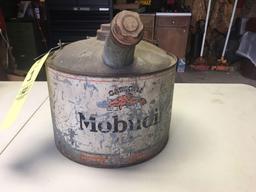 Gargoyle Mobiloil 2 Gal. Oil Can