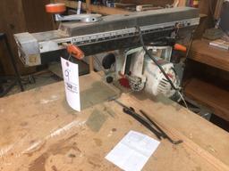 Black & Decker radial arm saw.