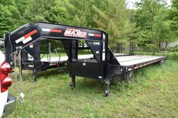 2019 MaXXD 40 ft. Gooseneck flat-deck trailer/Tilt Bed