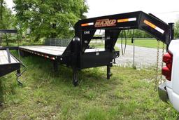 2019 MaXXD 40 ft. Gooseneck flat-deck trailer/Tilt Bed