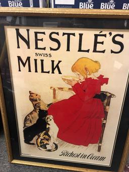 Nestle?s Swiss Milk Steinlen advertising print