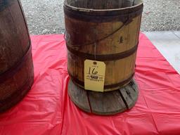 Wooden Barrel & Bucket