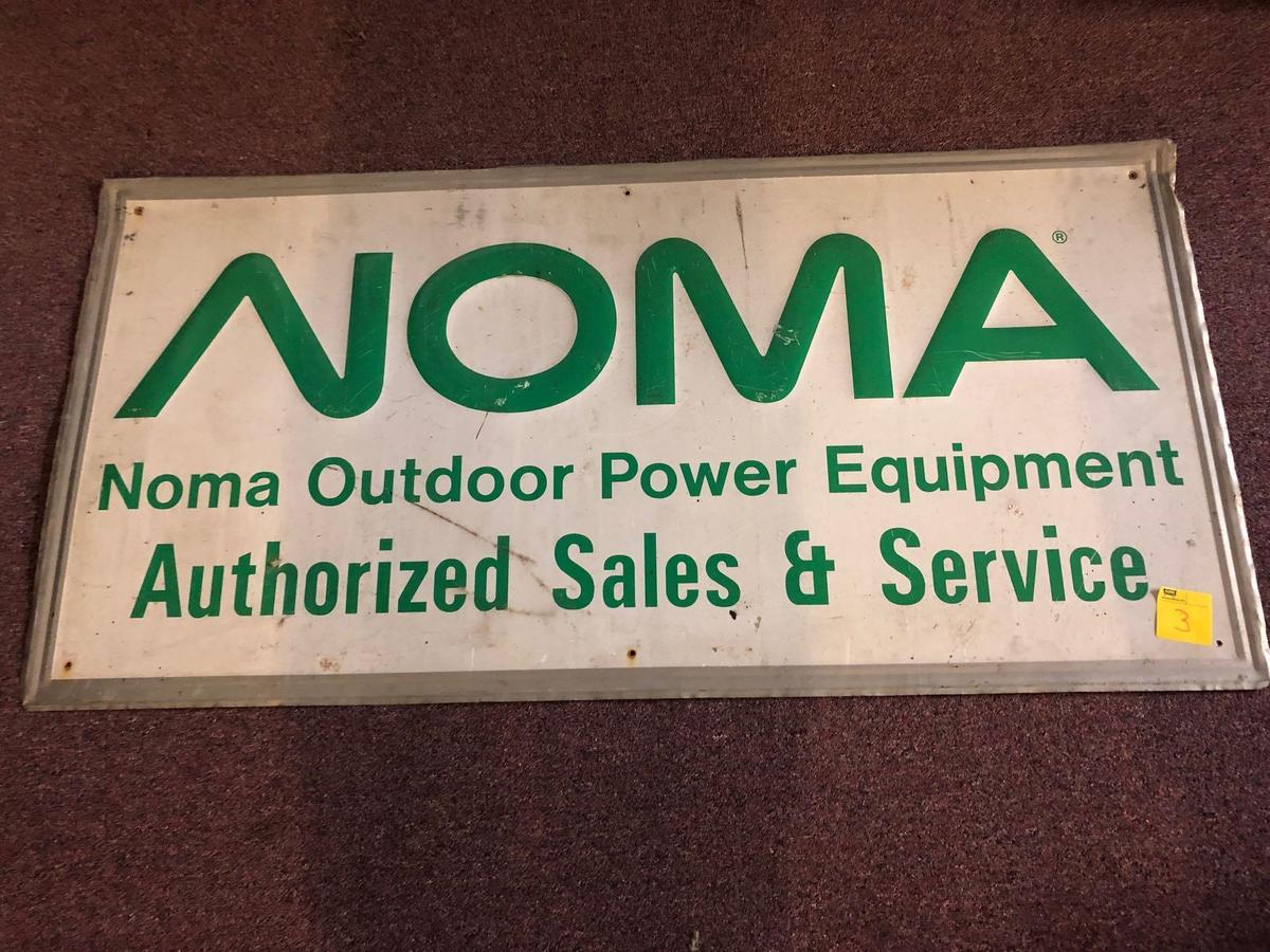 Noma Outdoor Power Equipment Authorized Sales and Service metal sign