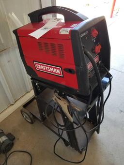 Craftsman wire feed welder with cart