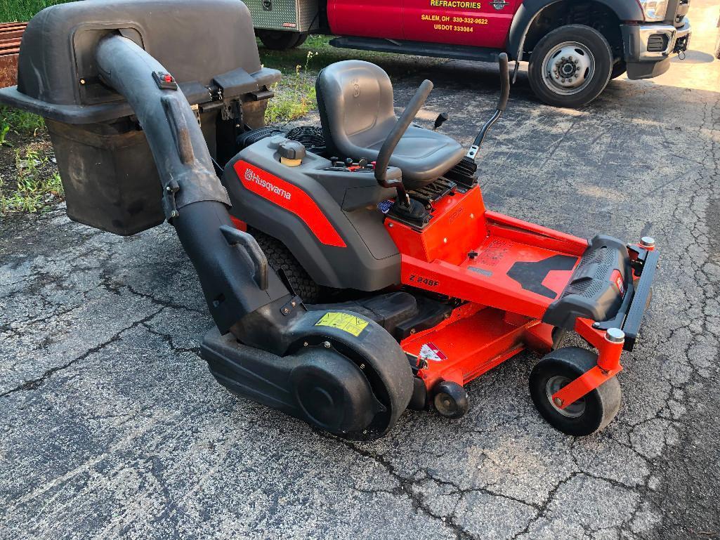 One Owner Husqvarna Z-248F Zero turn mower