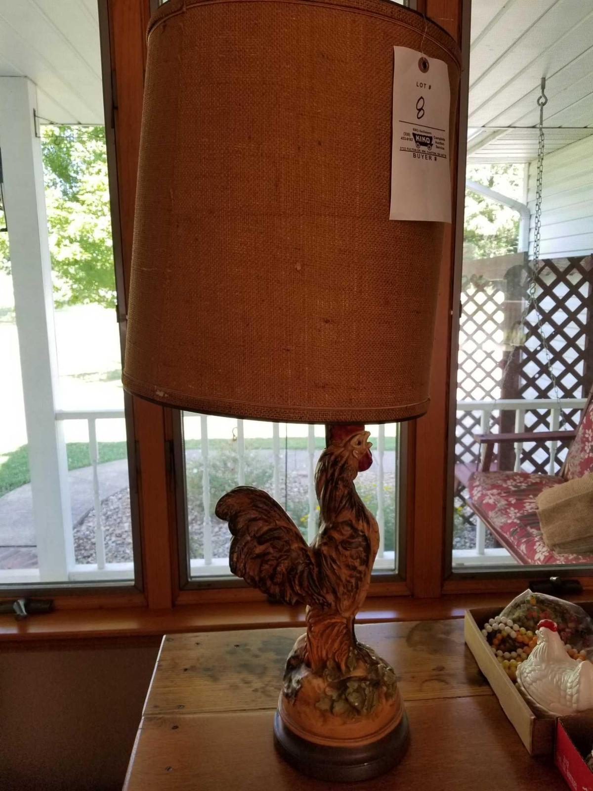 Rooster lamp