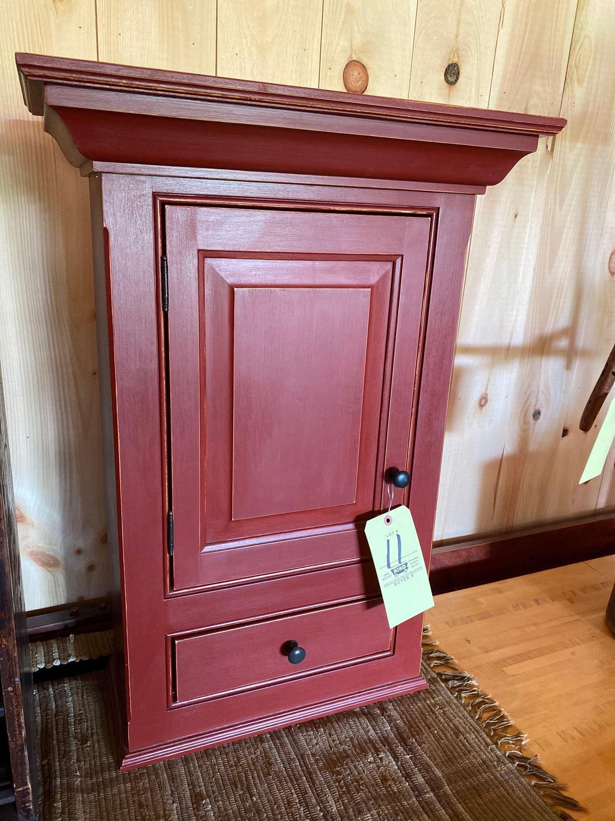 Painted wall cabinet