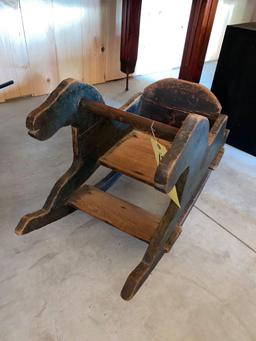 Antique rocking horse