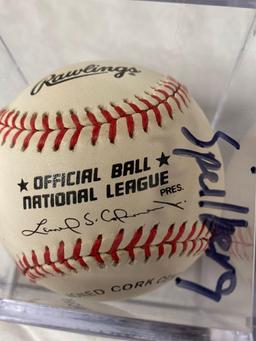 Steven Spielberg autographed Official National League baseball