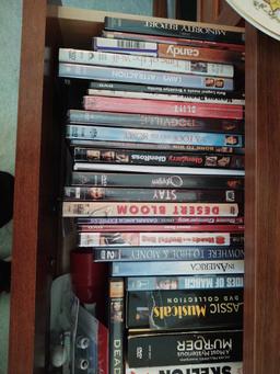 Contents of Sofa Stand inc. Samsung DvR, VHS, DvD Player & DVDs