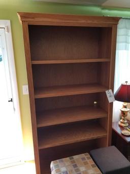 Solid oak bookshelf