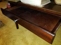 Wood Desk With Drawer