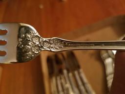 32 pcs bid x 32 gorham sterling flatware