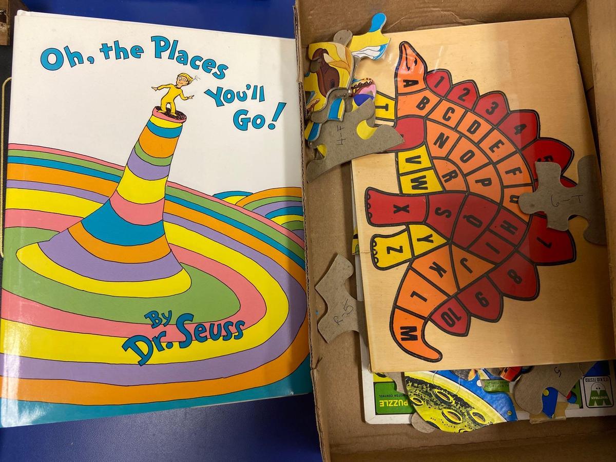 Dr. Suess Book and Puzzles