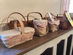 (9) Longaberger baskets