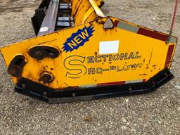 Arctic 10 ft. Skid steer snow pusher.