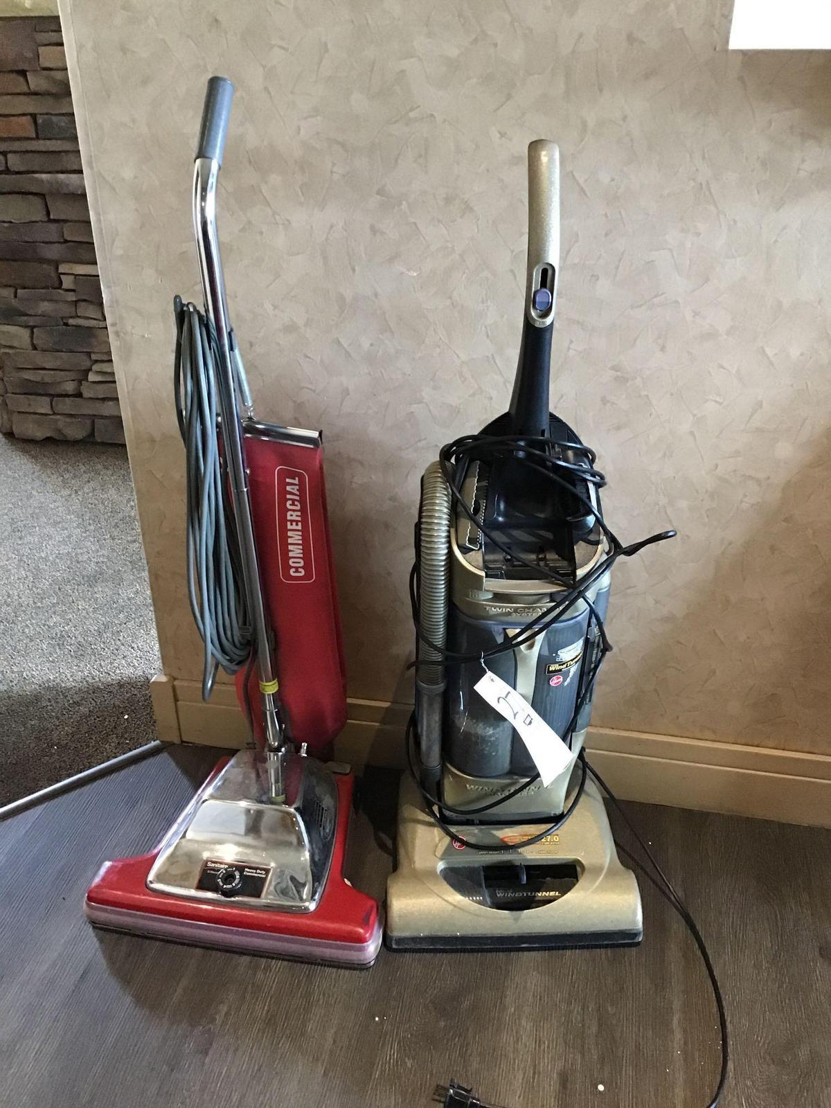 Two Upright Vacuums