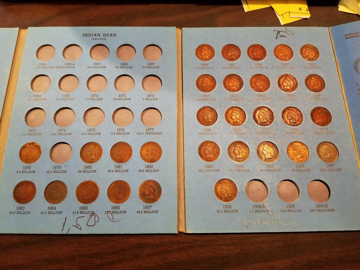 Indian head cents, bid x 30