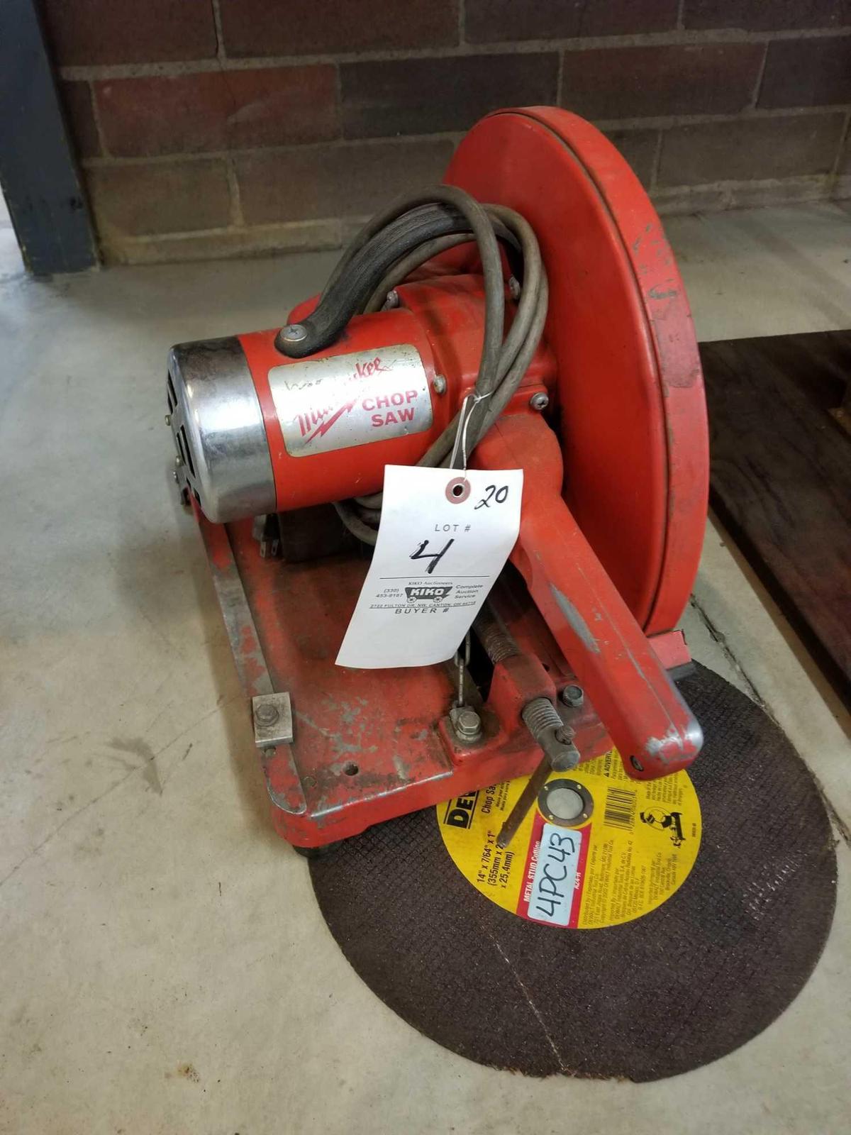 Milwaukee chop saw