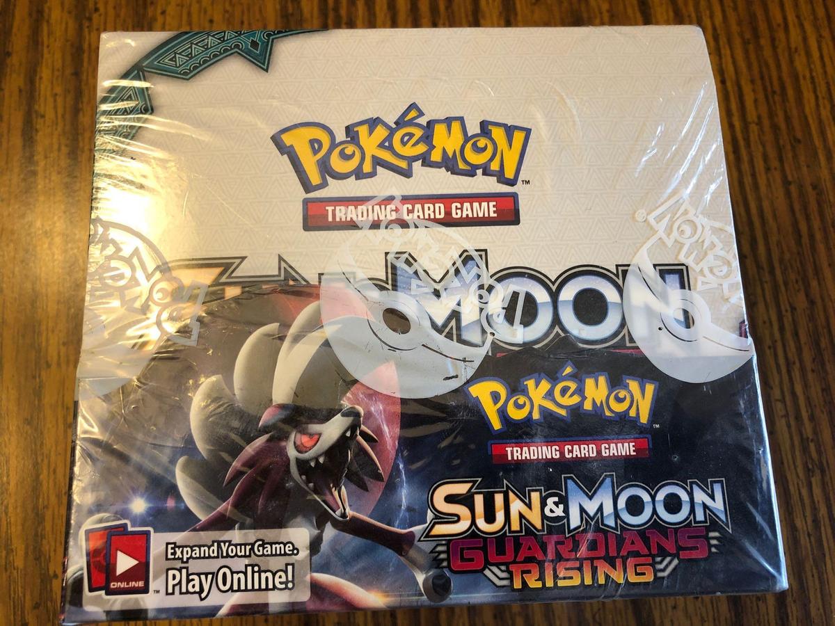 Pokemon Sun & Moon Guardians Rising Booster Box, Brand New Factory Sealed
