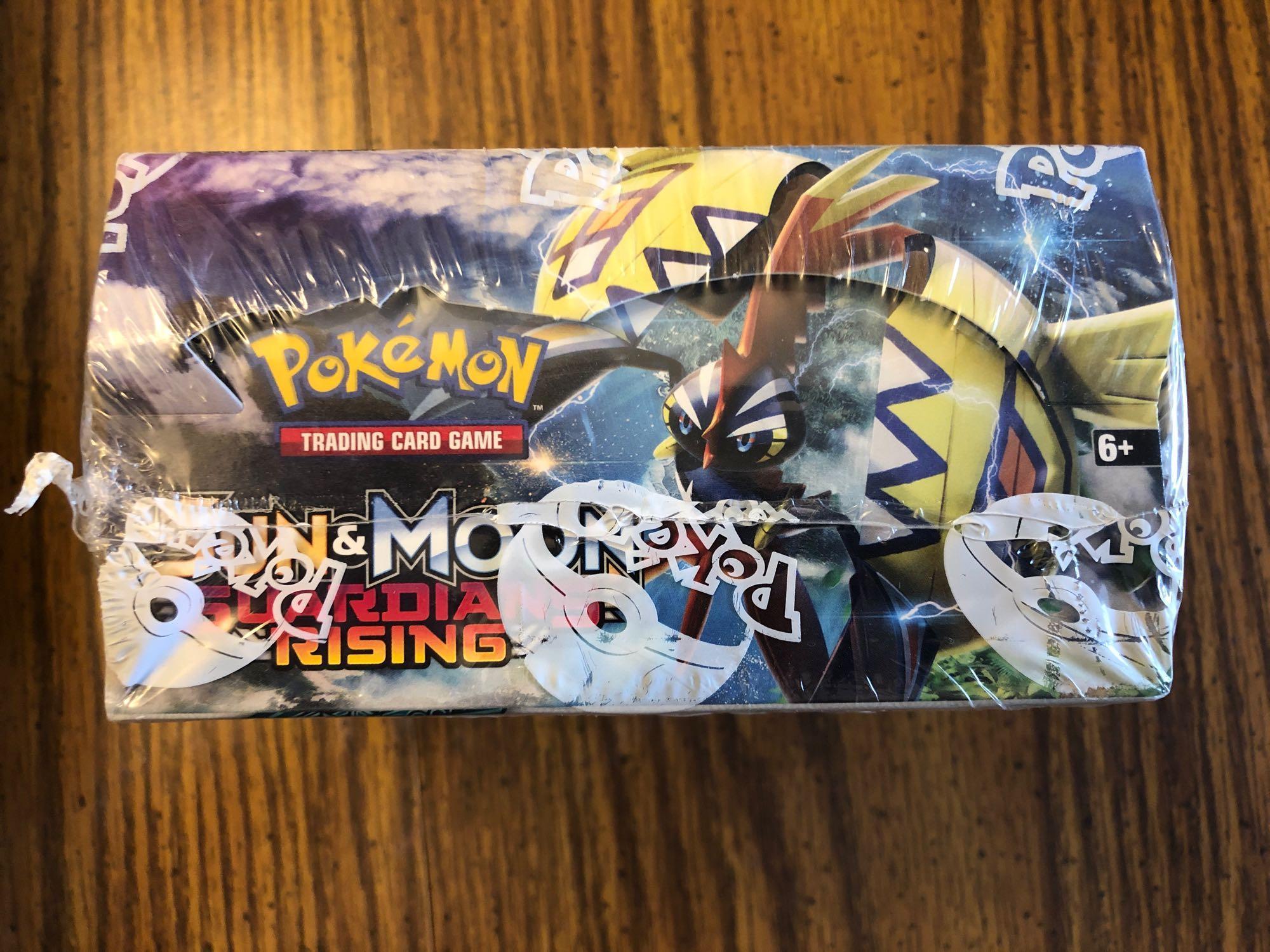 Pokemon Sun & Moon Guardians Rising Booster Box, Brand New Factory Sealed