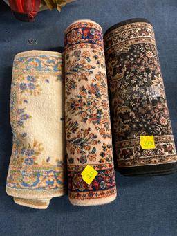 (3) Floral Rugs