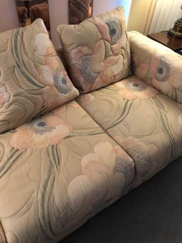 Pink floral JCPenney sofa
